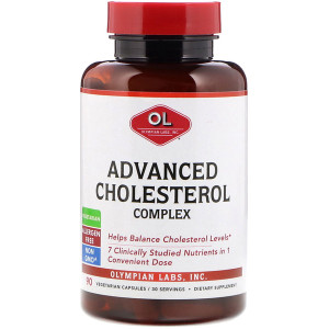 Olympian Labs, Advanced Cholesterol Complex, 90 Vegetarian Capsules