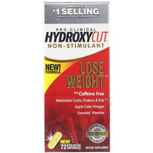 <img alt="Hydroxycut, Pro Clinical Hydroxycut, Non-Stimulant, 72 Rapid-Release Capsules" title="Hydroxycut, Pro Clinical Hydroxycut, Non-Stimulant, 72 Rapid-Release Capsules,631656608809"