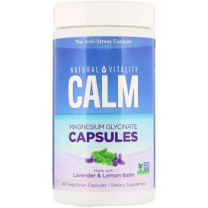 <img alt="Natural Vitality, Calm, Magnesium Glycinate Capsules, 180 Vegetarian Capsules" title="Natural Vitality, Calm, Magnesium Glycinate Capsules, 180 Vegetarian Capsules,875534002932"