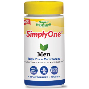 <img alt="Super Nutrition, SimplyOne, Men, Triple Power Multivitamins, 90 Tablets" title="Super Nutrition, SimplyOne, Men, Triple Power Multivitamins, 90 Tablets,033739002151"