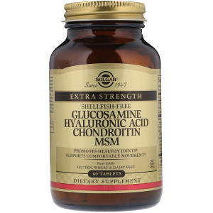 <img alt="Solgar, Glucosamine Hyaluronic Acid Chondroitin MSM, 60 Tablets" title="Solgar, Glucosamine Hyaluronic Acid Chondroitin MSM, 60 Tablets,033984013162"