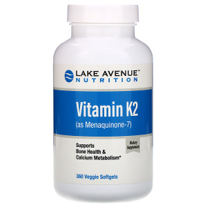 <img alt="Lake Avenue Nutrition, Vitamin K2 (as Menaquinone-7), 50 mcg, 360 Veggie Softgels" title="Lake Avenue Nutrition, Vitamin K2 (as Menaquinone-7), 50 mcg, 360 Veggie Softgels,898220015511"