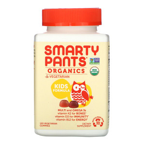 <img alt="SmartyPants, Organics, Kids Complete, 120 Vegetarian Gummies" title="SmartyPants, Organics, Kids Complete, 120 Vegetarian Gummies,817053020790"