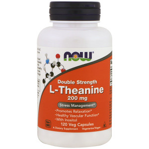<img alt="Now Foods, L-Theanine, Double Strength, 200 mg, 120 Veg Capsules" title="Now Foods, L-Theanine, Double Strength, 200 mg, 120 Veg Capsules,733739001481"
