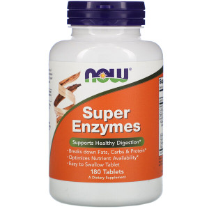 <img alt="Now Foods, Super Enzymes, 180 Tablets" title="Now Foods, Super Enzymes, 180 Tablets,733739029621"