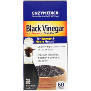 Enzymedica, Black Vinegar, 60 Capsules