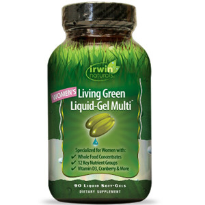<img alt="Irwin Naturals, Womens Living Green Liquid-Gel Multi, 90 Liquid Soft-Gels" title="Irwin Naturals, Womens Living Green Liquid-Gel Multi, 90 Liquid Soft-Gels,710363566883"