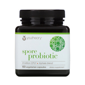 <img alt="Youtheory, Spore Probiotic, 6 Billion CFU, 60 Capsules" title="Youtheory, Spore Probiotic, 6 Billion CFU, 60 Capsules,850502007225"