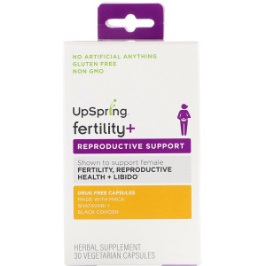 <img alt="UpSpring, Fertility+, Reproductive Support, 30 Vegetarian Capsules" title="UpSpring, Fertility+, Reproductive Support, 30 Vegetarian Capsules,859188006126"