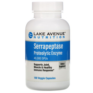 <img alt="Lake Avenue Nutrition, Serrapeptase, Proteolytic Enzyme, 40,000 SPUs, 180 Veggie Capsules" title="Lake Avenue Nutrition, Serrapeptase, Proteolytic Enzyme, 40,000 SPUs, 180 Veggie Capsules,898220015740"