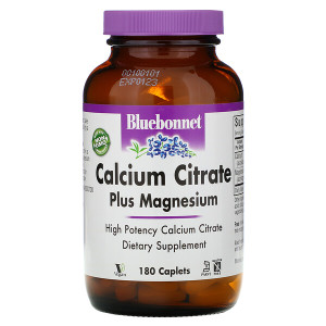 <img alt="Bluebonnet Nutrition, Calcium Citrate, Plus Magnesium, 180 Caplets" title="Bluebonnet Nutrition, Calcium Citrate, Plus Magnesium, 180 Caplets,743715007185"