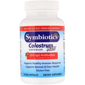 <img alt="Symbiotics, Colostrum Plus, 120 Veg Capsules" title="Symbiotics, Colostrum Plus, 120 Veg Capsules,647303040038"