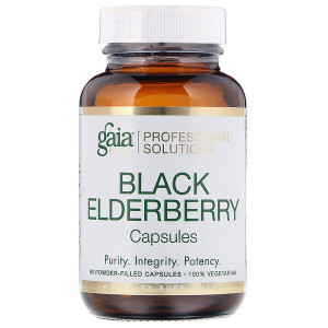 <img alt="Gaia Herbs Professional Solutions, Black Elderberry, 60 Powder-Filled Capsules" title="Gaia Herbs Professional Solutions, Black Elderberry, 60 Powder-Filled Capsules,751063401647"
