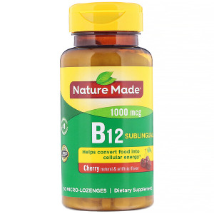 <img alt="Nature Made,  B-12 Sublingual, Cherry, 1000 mcg, 50 Micro -Lozenges" title="Nature Made,  B-12 Sublingual, Cherry, 1000 mcg, 50 Micro -Lozenges,031604027179"