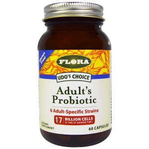 <img alt="Flora, Udos Choice, Adults Probiotic, 60 Capsules" title="Flora, Udos Choice, Adults Probiotic, 60 Capsules,061998619605"