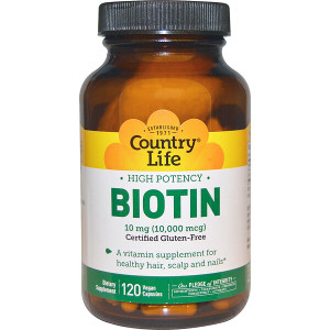 <img alt="Country Life, Biotin, High Potency, 10 mg, 120 Vegan Caps" title="Country Life, Biotin, High Potency, 10 mg, 120 Vegan Caps,015794065081"