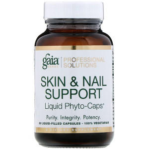 <img alt="Gaia Herbs Professional Solutions, Skin & Nail Support, 60 Liquid-Filled Caps" title="Gaia Herbs Professional Solutions, Skin & Nail Support, 60 Liquid-Filled Caps,751063400848"