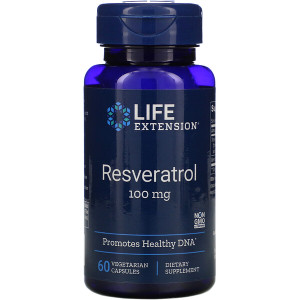 <img alt="Life Extension, Resveratrol, 100 mg, 60 Vegetarian Capsules" title="Life Extension, Resveratrol, 100 mg, 60 Vegetarian Capsules,737870221067"