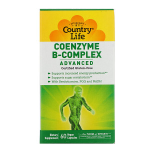 <img alt="Country Life, Coenzyme B-Complex, Advanced, 60 Vegetarian Capsules" title="Country Life, Coenzyme B-Complex, Advanced, 60 Vegetarian Capsules,015794064022"