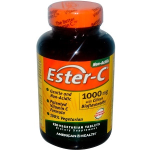 <img alt="American Health, Ester-C, 1000 mg, 120 Veggie Tabs" title="American Health, Ester-C, 1000 mg, 120 Veggie Tabs,076630169820"