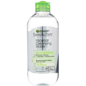 3 PACK of Garnier, SkinActive, Micellar Cleansing Water, All-in-1 Makeup Remover, Oily Skin, 13.5 oz (400 ml)