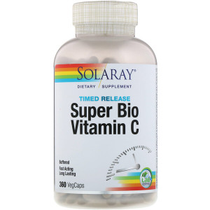 <img alt="Solaray, Super Bio C Buffered,  360 Vegetarian Capsules" title="Solaray, Super Bio C Buffered,  360 Vegetarian Capsules,076280044621"
