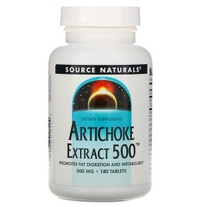 <img alt="Source Naturals, Artichoke Extract 500, 180 Tablets" title="Source Naturals, Artichoke Extract 500, 180 Tablets,021078018124"