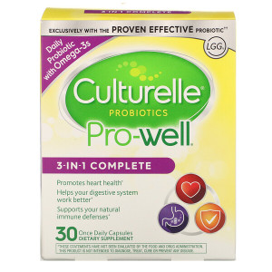 <img alt="Culturelle, Probiotics, Pro-Well, 3-in-1 Complete, 30 Once Daily Capsules" title="Culturelle, Probiotics, Pro-Well, 3-in-1 Complete, 30 Once Daily Capsules,049100400389"