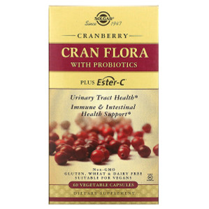 <img alt="Solgar, Cran Flora with Probiotics, 60 Vegetable Capsules" title="Solgar, Cran Flora with Probiotics, 60 Vegetable Capsules,033984314054"