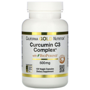 <img alt="California Gold Nutrition, Curcumin C3 Complex with BioPerine, 500 mg, 120 Veggie Capsules" title="California Gold Nutrition, Curcumin C3 Complex with BioPerine, 500 mg, 120 Veggie Capsules,898220009404"