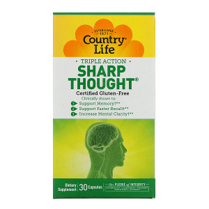 <img alt="Country Life, SharpThought, 30 Capsules" title="Country Life, SharpThought, 30 Capsules,015794049470"