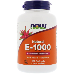 <img alt="Now Foods, E-1000, 100 Softgels" title="Now Foods, E-1000, 100 Softgels,733739009029"