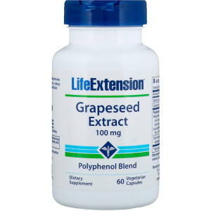 <img alt="Life Extension, Grapeseed Extract, 100 mg, 60 Vegetarian Capsules" title="Life Extension, Grapeseed Extract, 100 mg, 60 Vegetarian Capsules,737870221166"
