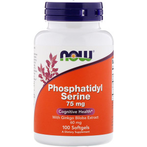 <img alt="Now Foods, Phosphatidyl Serine with Ginkgo Biloba Extract, 75 mg, 100 Softgels" title="Now Foods, Phosphatidyl Serine with Ginkgo Biloba Extract, 75 mg, 100 Softgels,733739923868"