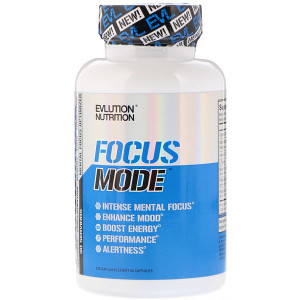 EVLution Nutrition, Focus Mode, 60 Capsules