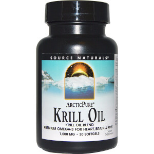 <img alt="Source Naturals, ArcticPure, Krill Oil, 1,000 mg, 30 Softgels" title="Source Naturals, ArcticPure, Krill Oil, 1,000 mg, 30 Softgels,021078025573"