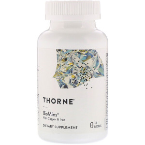 <img alt="Thorne Research, Biomins, 120 Vegetarian Capsules" title="Thorne Research, Biomins, 120 Vegetarian Capsules,693749006640"