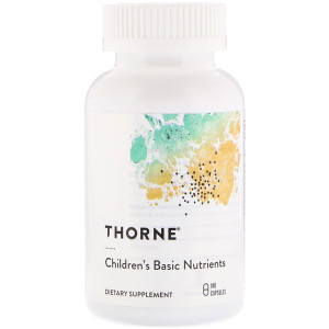 Thorne Research, Childrens Basic Nutrients, 180 Vegetarian Capsules