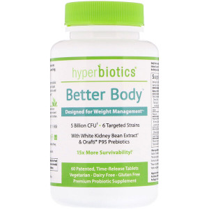 <img alt="Hyperbiotics, Better Body, Designed for Weight Management, 5 Billion CFU, 60 Time-Release Tablets" title="Hyperbiotics, Better Body, Designed for Weight Management, 5 Billion CFU, 60 Time-Release Tablets,9506000113791"