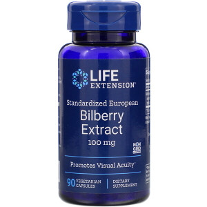 <img alt="Life Extension, Standardized European Bilberry Extract, 100 mg, 90 Vegetarian Capsules" title="Life Extension, Standardized European Bilberry Extract, 100 mg, 90 Vegetarian Capsules,737870187394"