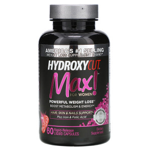<img alt="Hydroxycut, Max! for Women, 60 Rapid-Release Liquid Capsules" title="Hydroxycut, Max! for Women, 60 Rapid-Release Liquid Capsules,631656602524"