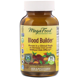 <img alt="MegaFood, Blood Builder, 90 Tablets" title="MegaFood, Blood Builder, 90 Tablets,051494101957"