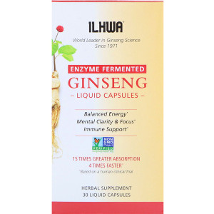 <img alt="Ilhwa, Enzyme Fermented, Ginseng, 30 Liquid Capsules" title="Ilhwa, Enzyme Fermented, Ginseng, 30 Liquid Capsules,696859055348"