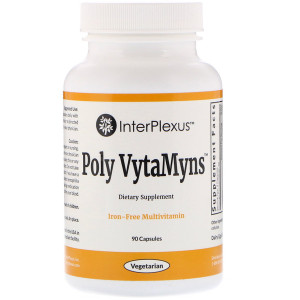 InterPlexus , Poly VytaMyns, Iron-Free Multivitamins, 90 Capsules