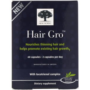 <img alt="New Nordic, Hair Gro, 60 Capsules" title="New Nordic, Hair Gro, 60 Capsules,741805747317"