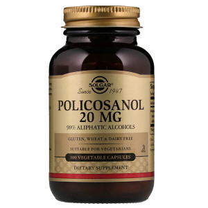<img alt="Solgar, Policosanol, 20 mg, 100 Vegetable Capsules" title="Solgar, Policosanol, 20 mg, 100 Vegetable Capsules,033984022515"