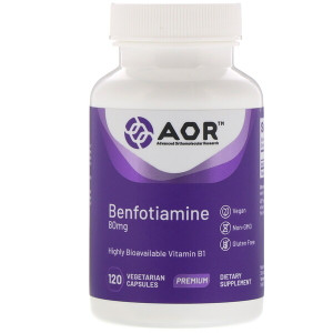 <img alt="Advanced Orthomolecular Research AOR, Benfotiamine, 80 mg, 120 Vegetarian Capsules" title="Advanced Orthomolecular Research AOR, Benfotiamine, 80 mg, 120 Vegetarian Capsules,624917080513"