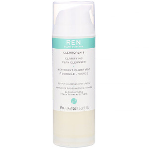 Ren Skincare, ClearCalm 3, Clarifying Clay Cleanser, 5.1 fl oz (150 ml)
