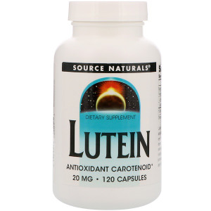 <img alt="Source Naturals, Lutein, 20 mg, 120 Capsules" title="Source Naturals, Lutein, 20 mg, 120 Capsules,021078026013"