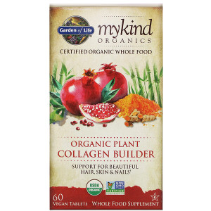 <img alt="Garden of Life, MyKind Organics, Organic Plant Collagen Builder, 60 Vegan Tablets" title="Garden of Life, MyKind Organics, Organic Plant Collagen Builder, 60 Vegan Tablets,658010120135"